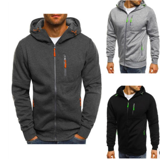 Men Zipper Hoodie