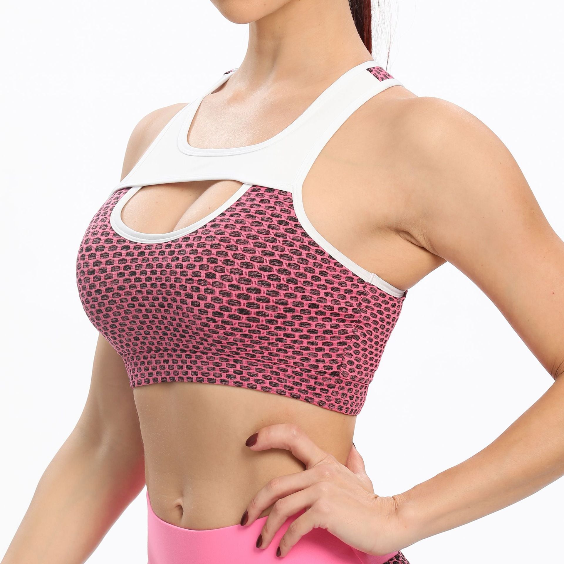 Honeycomb Bubble Yoga Bra