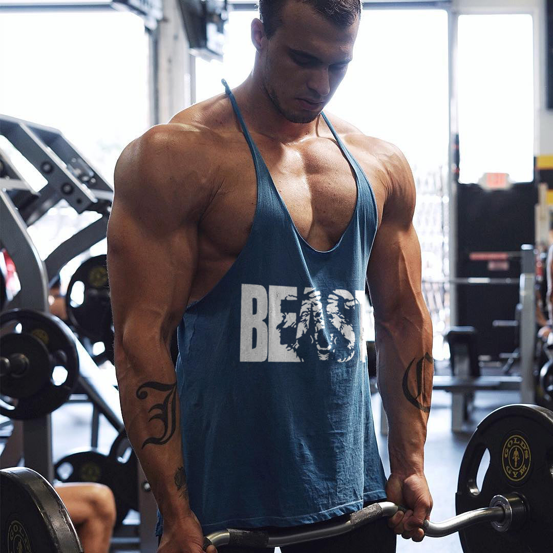 Men's Fitness Printed Tank Top