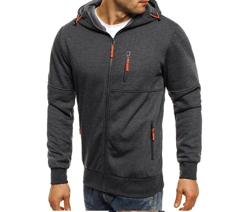 Men Zipper Hoodie