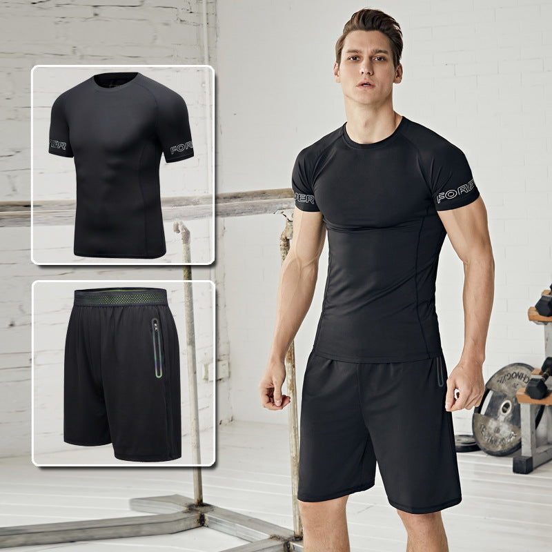 High Elastic Two-piece Training Clothes